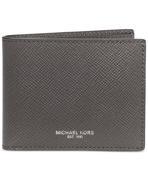 michael michael kors michael kors men's harrison slim rfid billfold|Harrison Crossgrain Leather Slim Billfold Wallet .